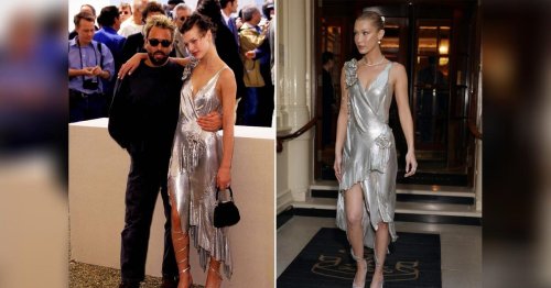 Bella Hadid trägt ikonisches Dior-Kleid von 1997