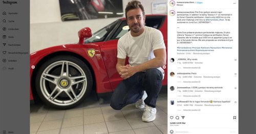 Ferrari Enzo von Fernando Alonso: Enzo No. 1 vom zweifachen F1-Weltmeister