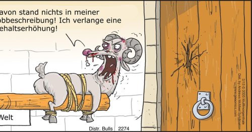 Cartoons des dänischen Künstler-Duos Wulff und Morgenthaler