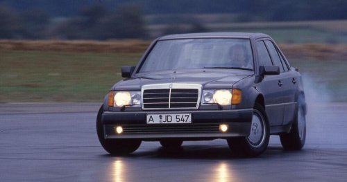 Original-Test Mercedes 500 E: W 124 mit Fünfliter-Vierventil-V8