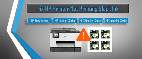 How to Resolve HP Printing Black Ink not Printing Issue?