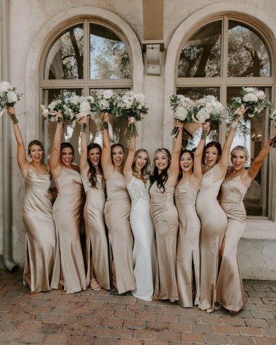 Champagne Bridesmaid Dresses: Ideas To Make A Statement + FAQs