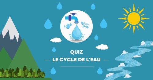 Quiz : connaissez-vous le cycle de l’eau ?