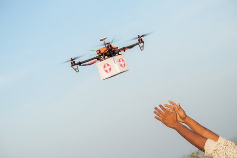 How drones delivering vaccines are saving lives in India