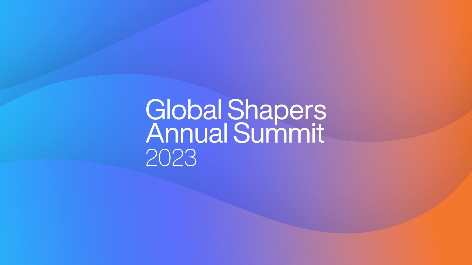 Global Shapers Summit 2023: Setting the stage for young leadership