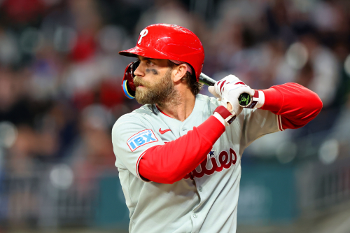 Bryce Harper Uses Custom Bat During Phillies Game to Reveal Sex of New Baby