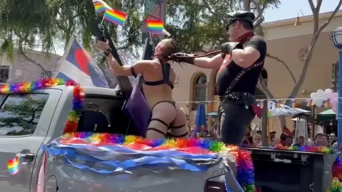 Twitter gasps at BDSM scene during WeHo Pride Parade