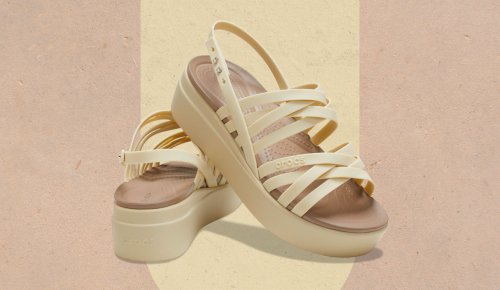 strappy crocs