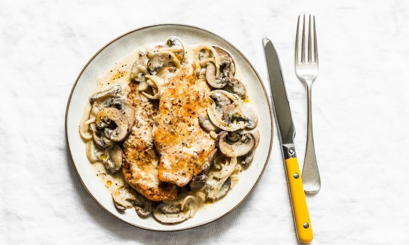 Creamy Chicken Mushroom Recipe Ready In 30 Minutes (Perfect Dinner)