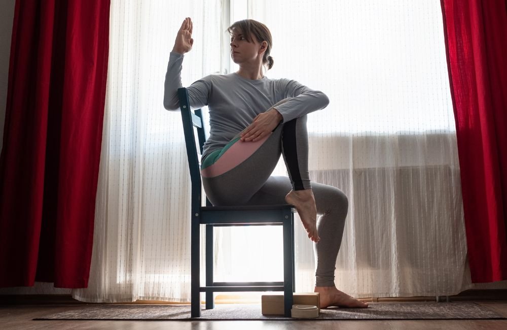 Want to Age Well? Do These 10 Gentle Chair Yoga Poses To Promote Better Flexibility and Wellbeing