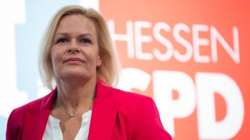 Innenministerin Faeser kündigt Kandidatur für Hessen an – und will Ministeramt behalten