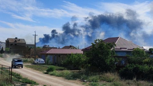 Explosionen auf von Russland annektierter Halbinsel Krim