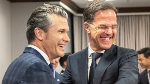 Und dann lobt Mark Rutte die USA für ihre Rolle in den Ukraine-Gesprächen