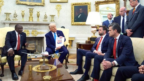 Wie Südafrikas Präsident es schaffte, den zornigen Trump zu besänftigen