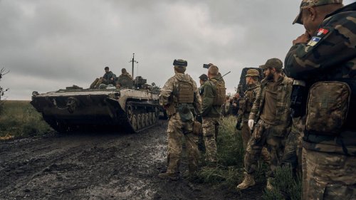 Russischen Truppen droht Einkesselung bei Lyman in der Ostukraine