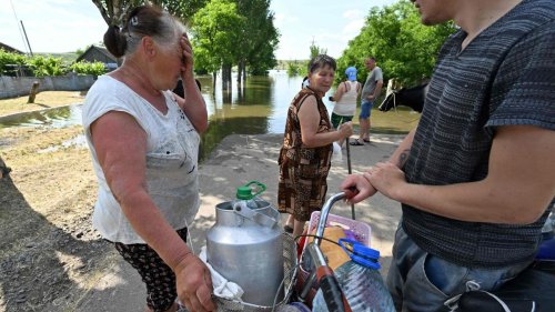 Wasserstand in überfluteten Teilen der Ukraine sinkt allmählich