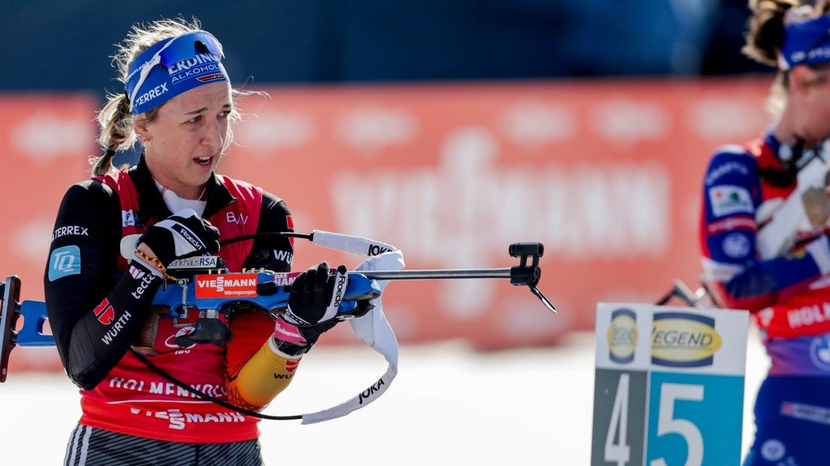 Biathlon. Dann lange gar nichts