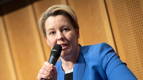 Giffey kritisiert CDU-Wahlkampf mit Merz in Berlin-Neukölln