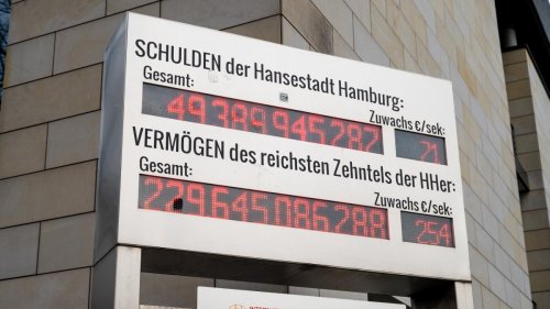 Hamburger Uni-Schuldenuhr soll reale Werte anzeigen