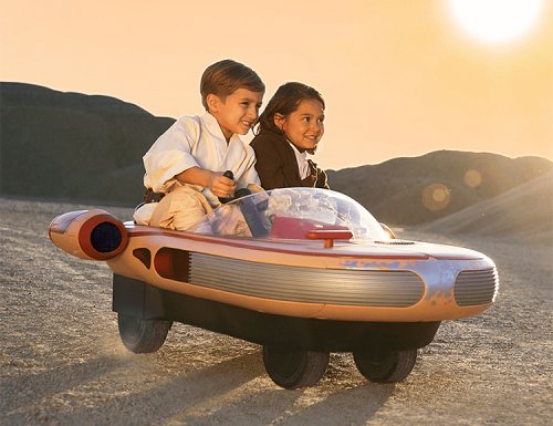 Radio Flyer Goes Retro-Futuristic with a Kids-Only Star Wars Landspeeder