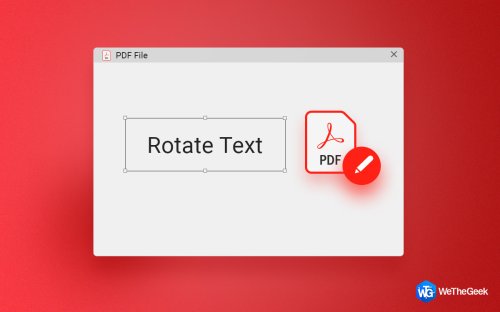 How to Rotate Text in PDF on Windows PC?