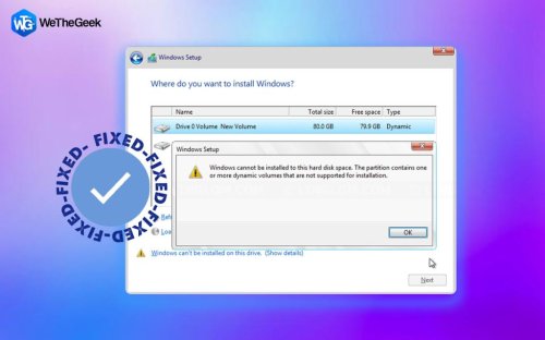 How To Fix Windows 11 Cannot Be Installed On Dynamic Disk Flipboard