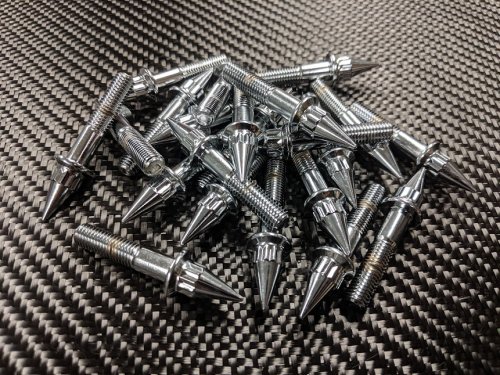 12 Point Spiked Wheel Bolt (Chrome) - 40 count | Wetmore Wheels