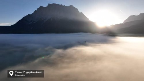 Tiroler Zugspitz Arena, Österreich: Beeindruckendes Nebelmeer und strahlender Sonnenschein im Video | wetter.de
