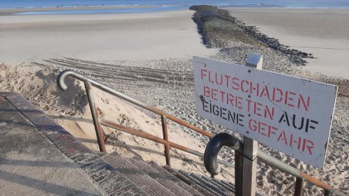 Sandnotstand auf Sylt, Borkum und Norderney - Stürme verwüsten Strände an deutschen Küsten | wetter.de