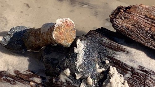 Archaeologists: Mystery object unearthed by hurricanes in Volusia County could be 1800s cargo ship