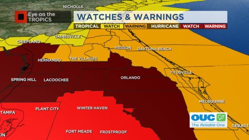 HURRICANE IAN UPDATES: Forecast cone center shifts slightly southeast of Orlando