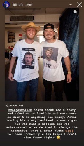 Morgan Wallen Invites New Hampshire Man Arrested Wearing Mugshot T 