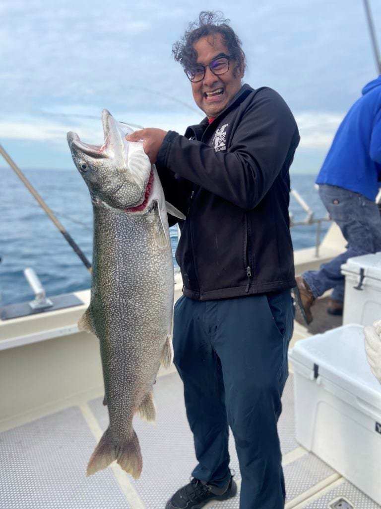 Chicago Doctor Hooks New Illinois Record Lake Trout In Lake Michigan