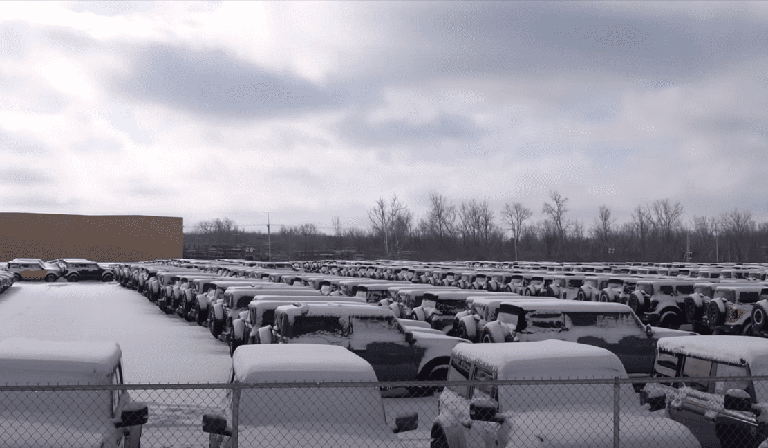 Ongoing Chip Crisis Leaves Hundreds Of Unfinished Ford Broncos Piling Up At The Factory
