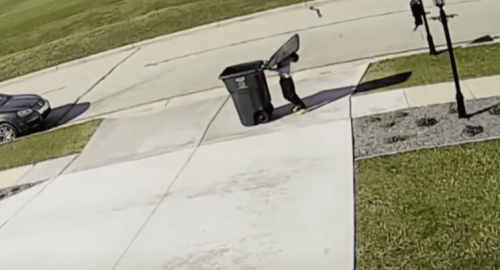 Kid Getting His A** Whooped By A Garbage Can Is The Funniest Video On The Internet