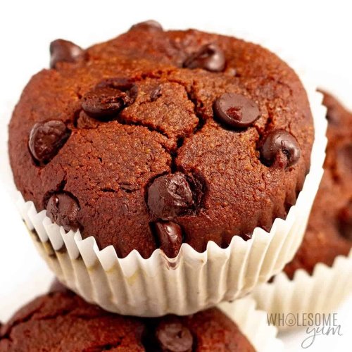 Chocolate Protein Muffins Recipe (Healthy & Low Carb!) | Wholesome Yum
