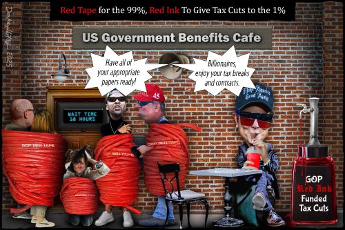 Here Comes the Republicans’ Big Beautiful RED TAPE and RED INK Budget!
