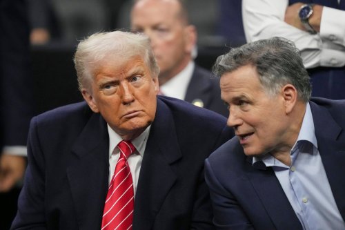 Trump makes NCAA men’s wrestling championships in Philly his latest sports-focused trip