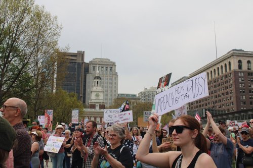 Philadelphia 50501 rally against Trump administration’s actions draws thousands