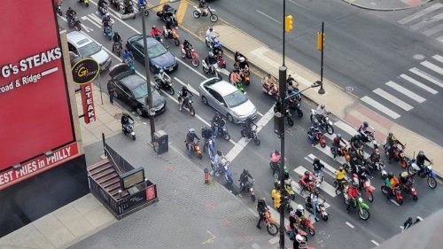 Roughly 500 dirt bikes, ATVs, motorcycles ride through Philly and Montgomery County