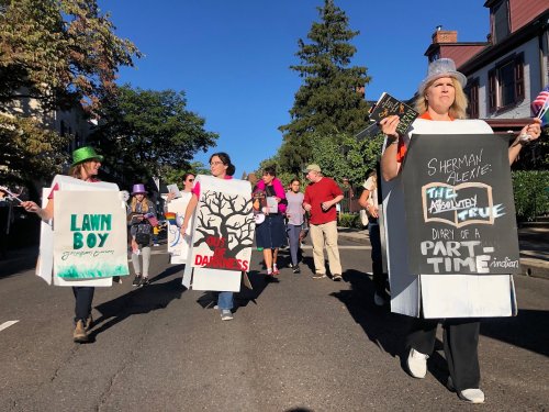 Larger-than-life banned books march through Doylestown, and other ways Bucks County is honoring Banned Books Week 2022