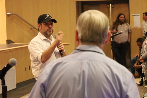 Arizona senator visits Bucks County, calls out Pa. Rep. Brian Fitzpatrick for not holding town halls