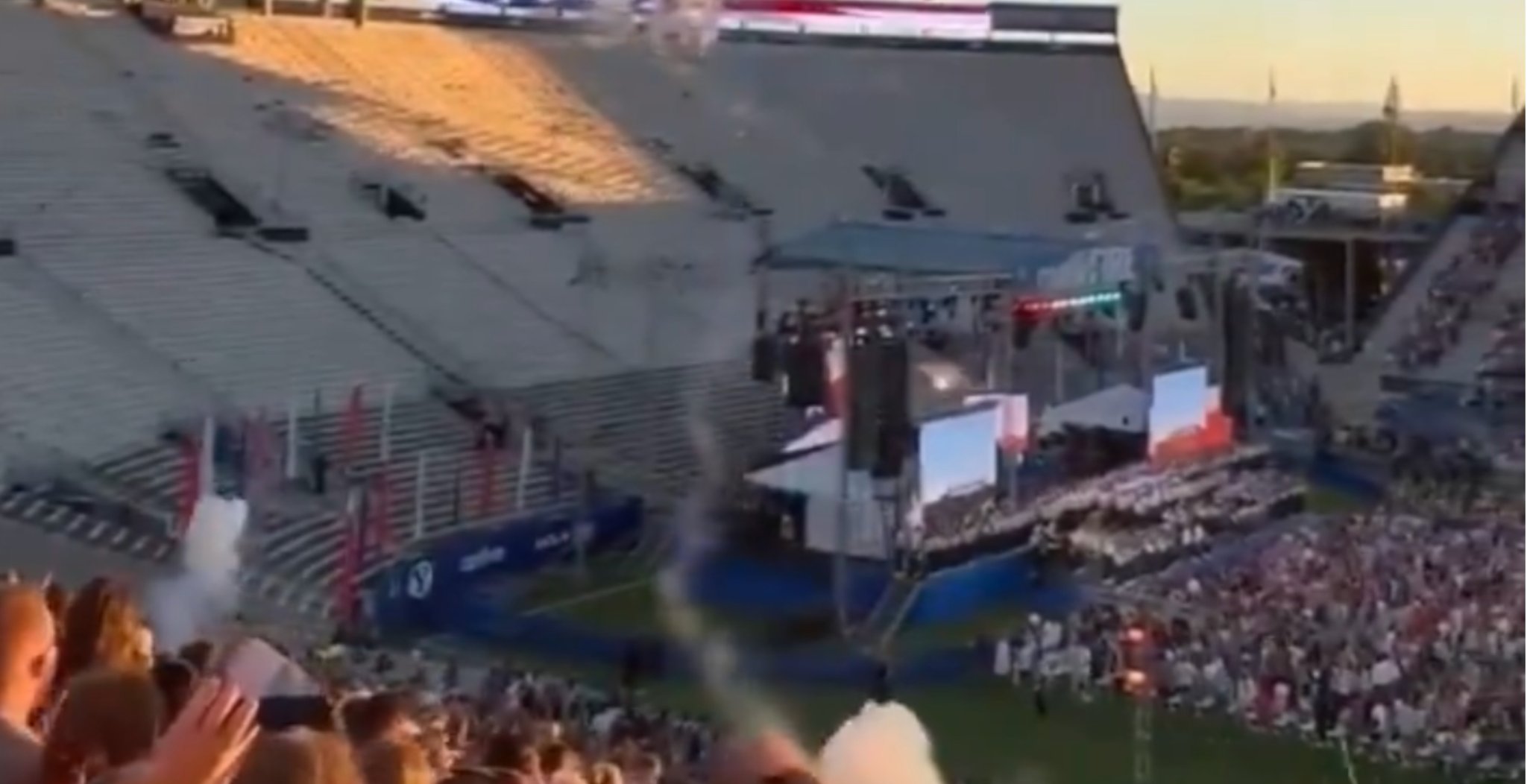 Multiple Injured After Fireworks Fired Straight At Crowd During Jonas Bros 4th Of July Celebration: See Insane Video