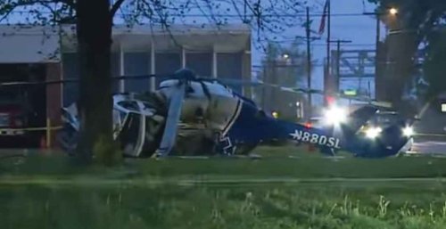 Medical Helicopter Carrying 3 Catches Fire And Crashes In Illinois