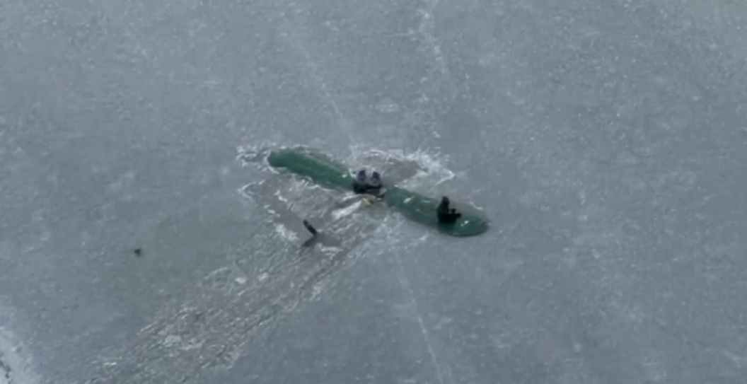 Man And 2 Children Found Alive After Plane Crashes On Frozen Lake In Alaska