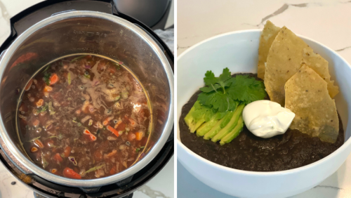 Instant Pot Black Bean Soup Warms Your Heart and Not Your Wallet