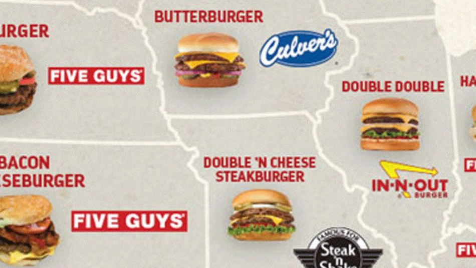 Every State's Favorite Fast Food Burger, Mapped - cover