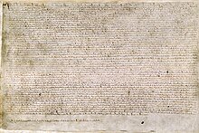 Magna charta libertatum - Vicipaedia