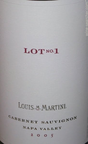2019 Louis M. Martini Lot No. 1 Cabernet Sauvignon, Napa Valley, USA | prices, stores, product reviews & market trends
