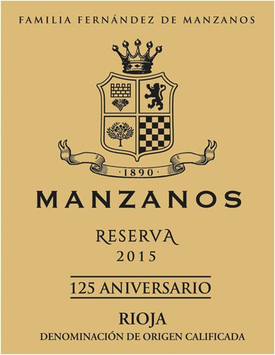 Manzanos 2015 125 Aniversario Reserva (Rioja) - 94 Points | Wine Enthusiast Ratings